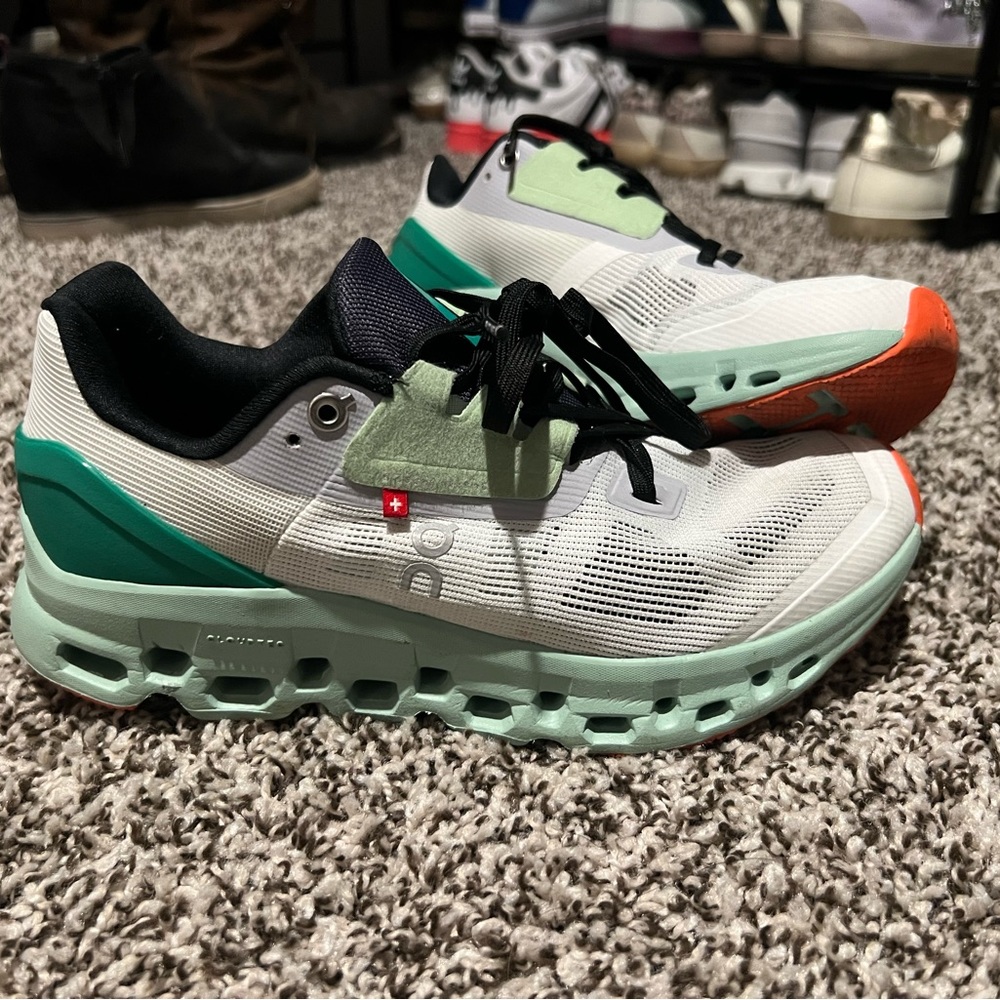 On cloud running shoes
